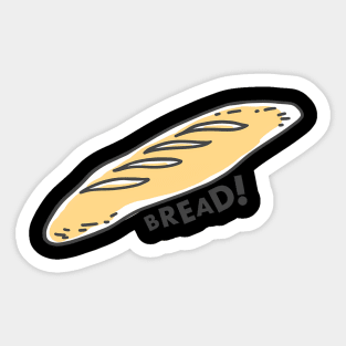 Eating Your Feed Bread Sticker